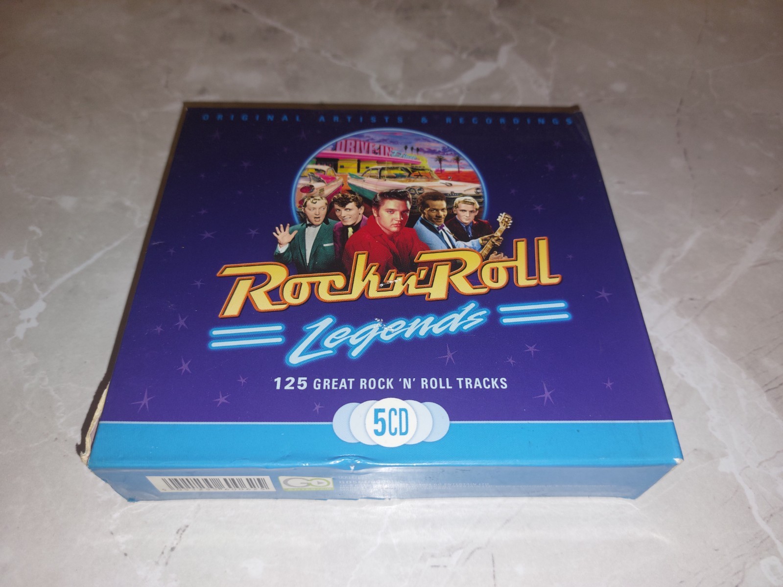 Various : Rock 'n' Roll Legends ~ 5 x CD Album Boxset 125 Tracks Excellent