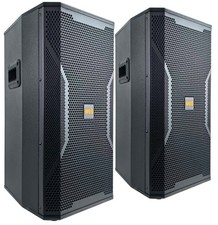 Coppia casse acustiche amplificate 300W woofer 2x8" Bluetooth/USB/Scheda SD