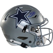 Emmitt Smith Autographed Dallas Cowboys Speedflex Helmet Beckett Witness 55293