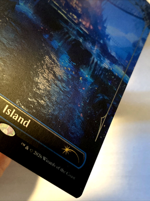 MTG Island (Foil) Secret Lair D&D: Lands of the Forgotten Realms