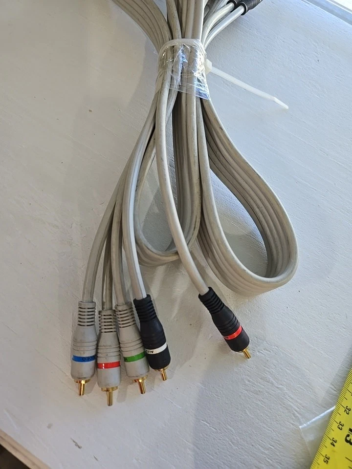 PYTHON-6 ft. High Quality Python Component Audio/Video 5-RCA (RGB/RW) Cable - Image 2 of 4