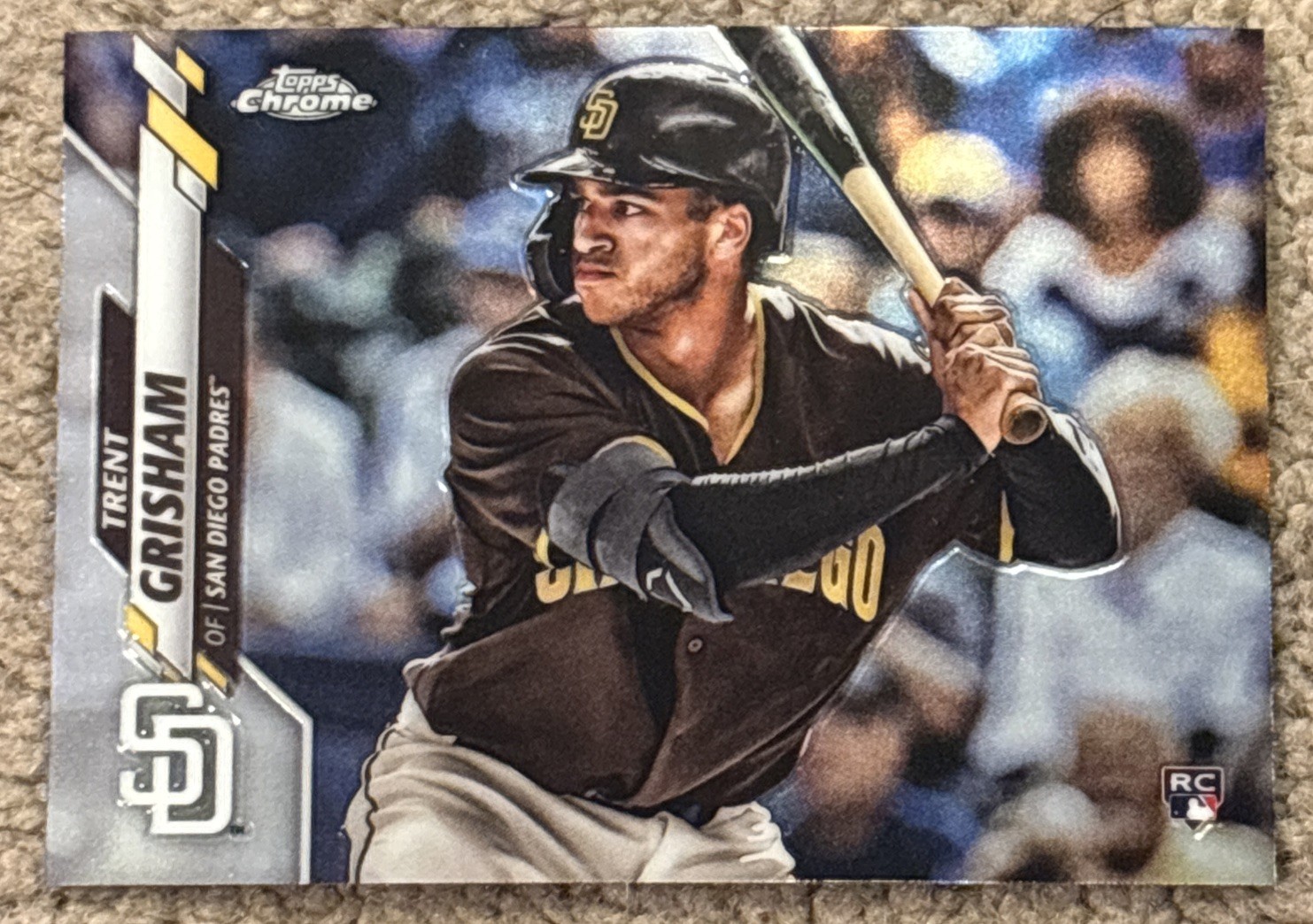 2020 Topps Chrome #101 Trent Grisham Rookie Base San Diego Padres RC Yankees