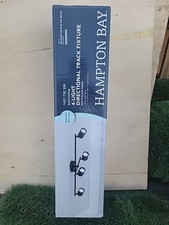 NIB Hampton Bay 26" 4-Light Directional Swivel Track Lighting Kit Matte Black