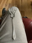 “Cordova” Lg. Fancy Serving Fork by Towle Sterling 8”,  38  grams