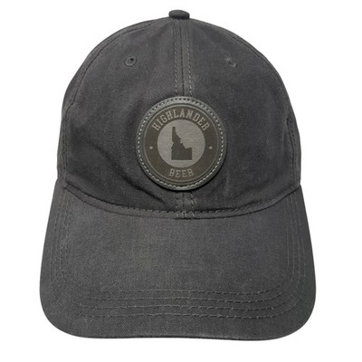 Highlander Beer Idaho Patch Slideback Hat Solid Gray One Size Legacy