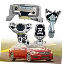 4Pcs 2462400809 2462402517 Engine Motor and Transmission Mount Kit Fits for 