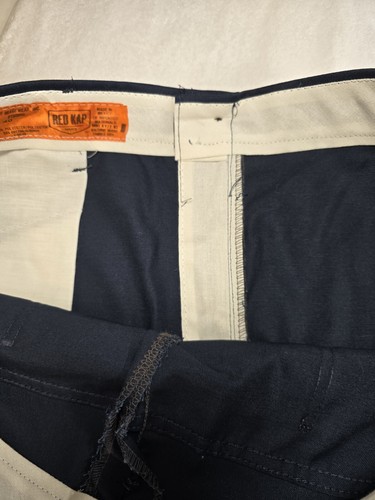 NEW 2 Pair Lot Red Kap Mens Work Pants *DARK BLUE Men's 40 x 32 Durable Utility - Picture 4 of 6