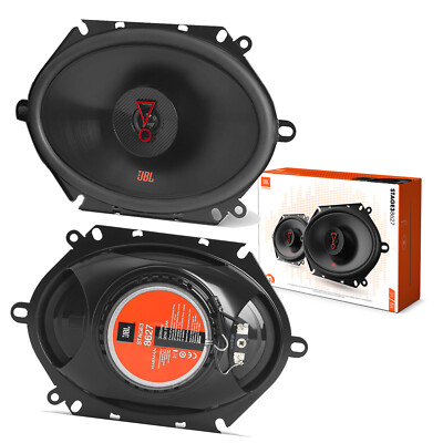2x JBL Stage3 8627 250W Car Audio Dome Tweeter 2-Way Coaxial 6