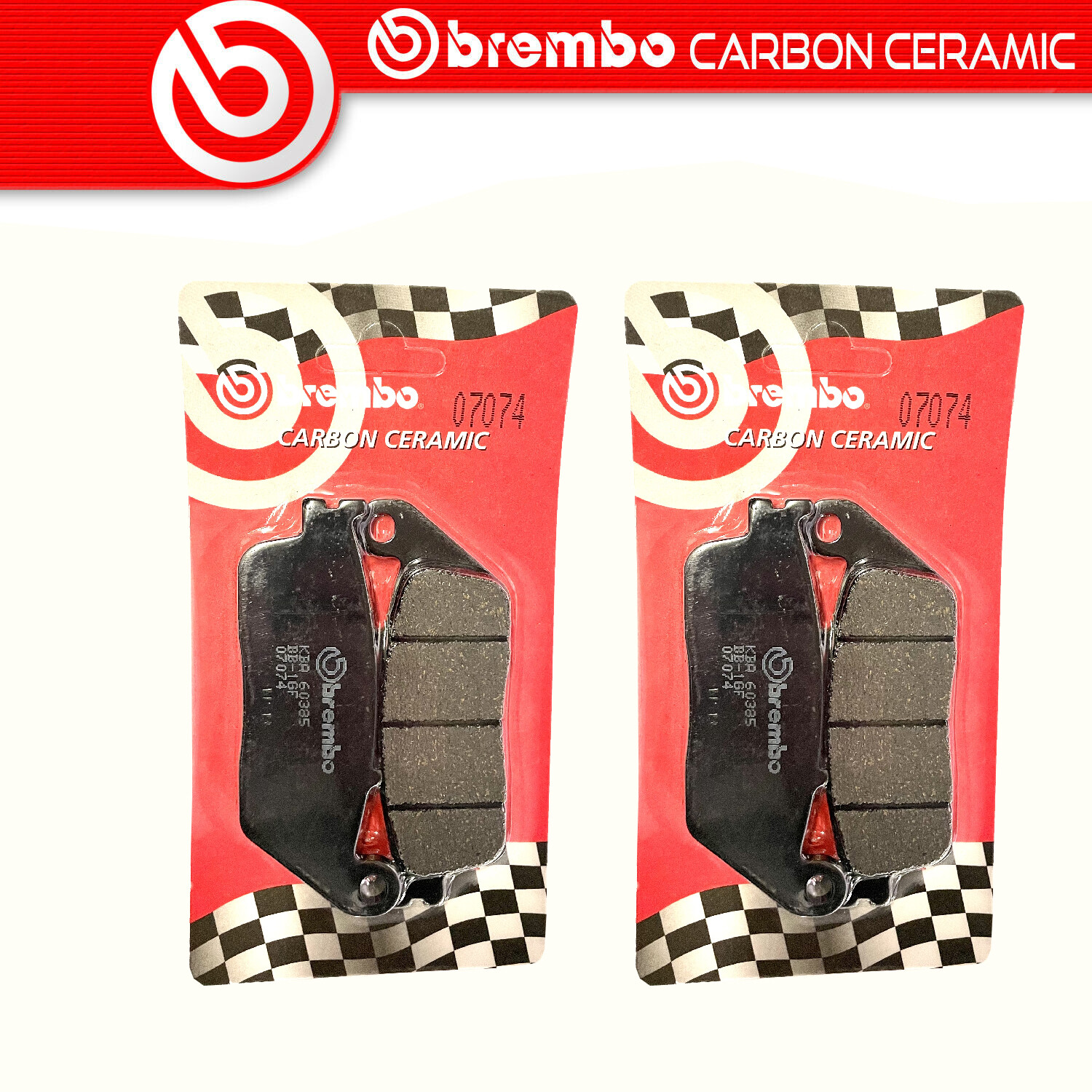 Brembo Carbon Ceramic BremsbeläGe FüR Suzuki Gsx 400 Impulse 94-96-image