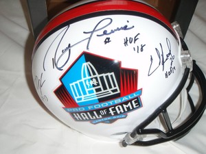ed reed autographed helmet