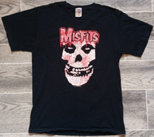Misfits Blood Splatter Crimson Ghost Logo Mens Medium Black T shirt 2009 Punk