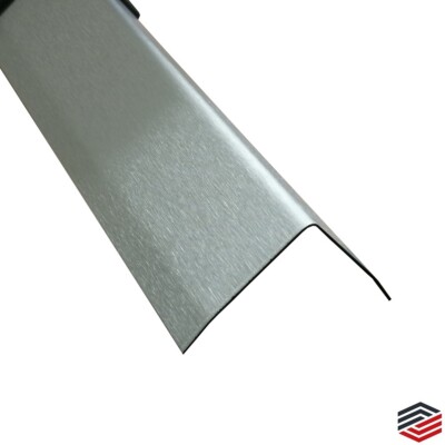 Edelstahl Winkel 3-fach Leistel Kantenschutz Eckschutz 2000 mm V4A Schutzleiste