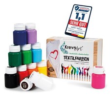 Krevo Art Stoffmalfarben Textilfarben , Für ...
