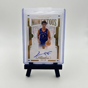 2020-21 Panini Flawless Killian Hayes Rookie Momentous Auto /10 Gold RC