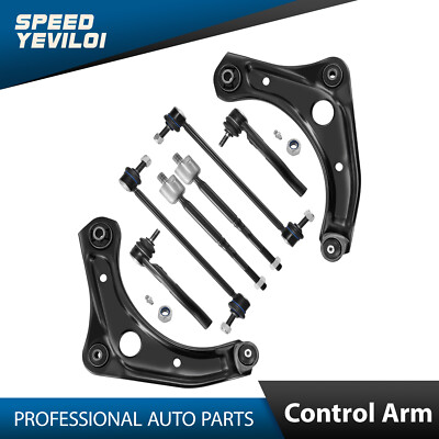 8Pcs Front Lower Control Arm w/Ball Joint Kit Fit for NISSAN VERSA 2012-2019