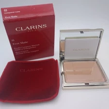 Clarins Ever Matte Shine Control Mineral Powder Compact 03 TRANSPARENT WARM