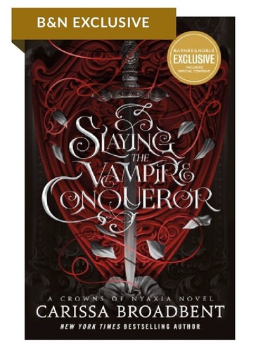 SIGNED IN PERSON Slaying the Vampire Conqueror Carissa Broadbent B&N ~ Apollycon - Picture 3 of 19
