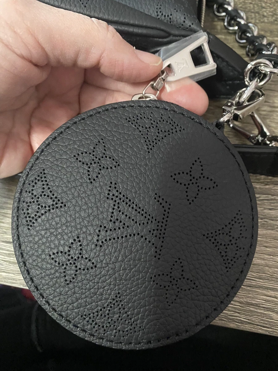 black lv coin purse
