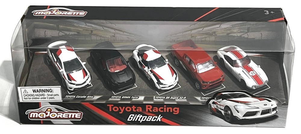 2024 Majorette Toyota Racing Giftpack Set of 5 Cars