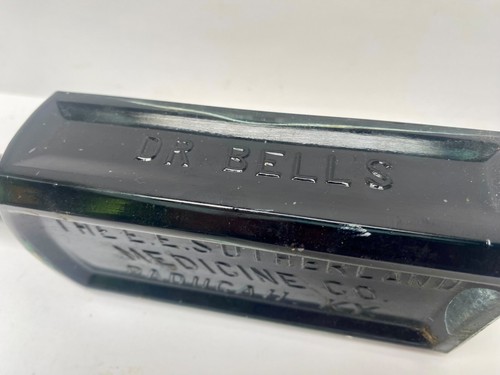 FULL ANTIQUE DR. BELL'S PINE TAR HONEY SUTHERLAND PADUCAH KY w PAPER LABEL & BOX - Picture 10 of 24