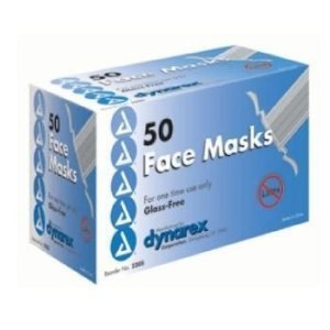 Blue Pleated Surgical Face Mask Tie On Glass Free Filter ...