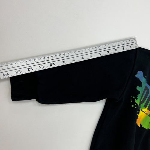 DIESEL Kids Crewneck Sweatshirt Screwdosky Black Colorful No Sz Tag Youth Sz 4? - Picture 15 of 19