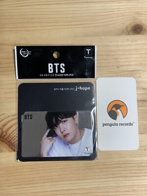 BTS V JK T-moneyカード BTS - CU ILLUSTRATION TRANSPARENCY T-MONEY CARD JUNGKOOK V
