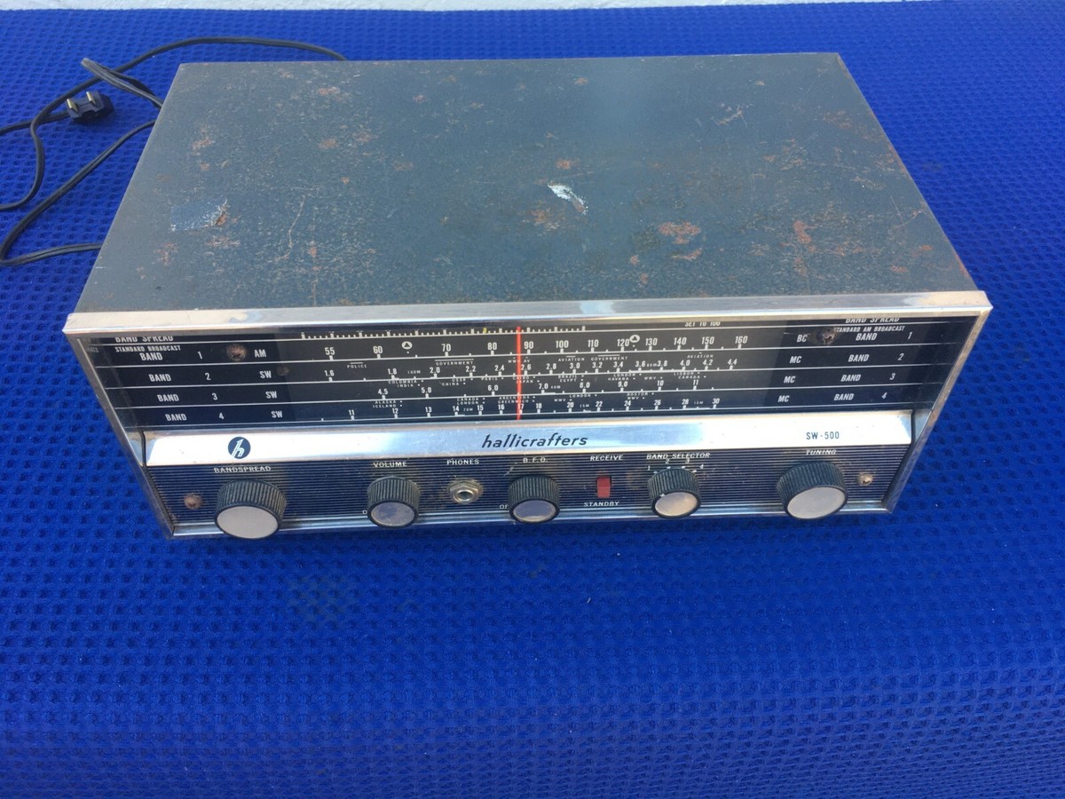 Hallicrafters SW-500 Tube Shortwave Radio Works | eBay