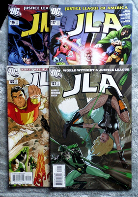 Justice League of America (JLA) DC Comics x 4 #116 #117 #120 #121, von 2005