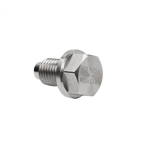 M12x1.5mm Engine Magnetic Oil Pan Drain Plug Bolt with Washer For BMW Benz - Picture 10 of 11