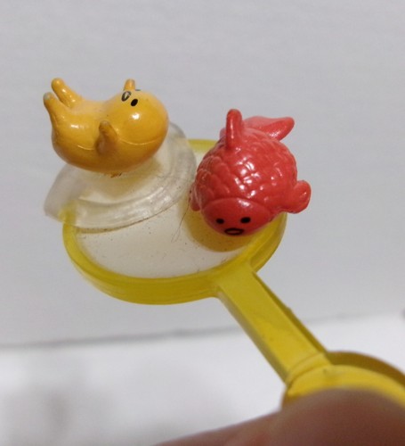 3 SANRIO Gudetama LAZY EGG Figures Bacon Egg Sandwich Fish & Egg Noodle Topper - Picture 8 of 11