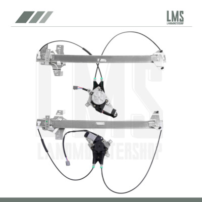 For 1992-14 Ford E150 E250 3250 Van Power Window Regulator Rear RH LH w/ Motor
