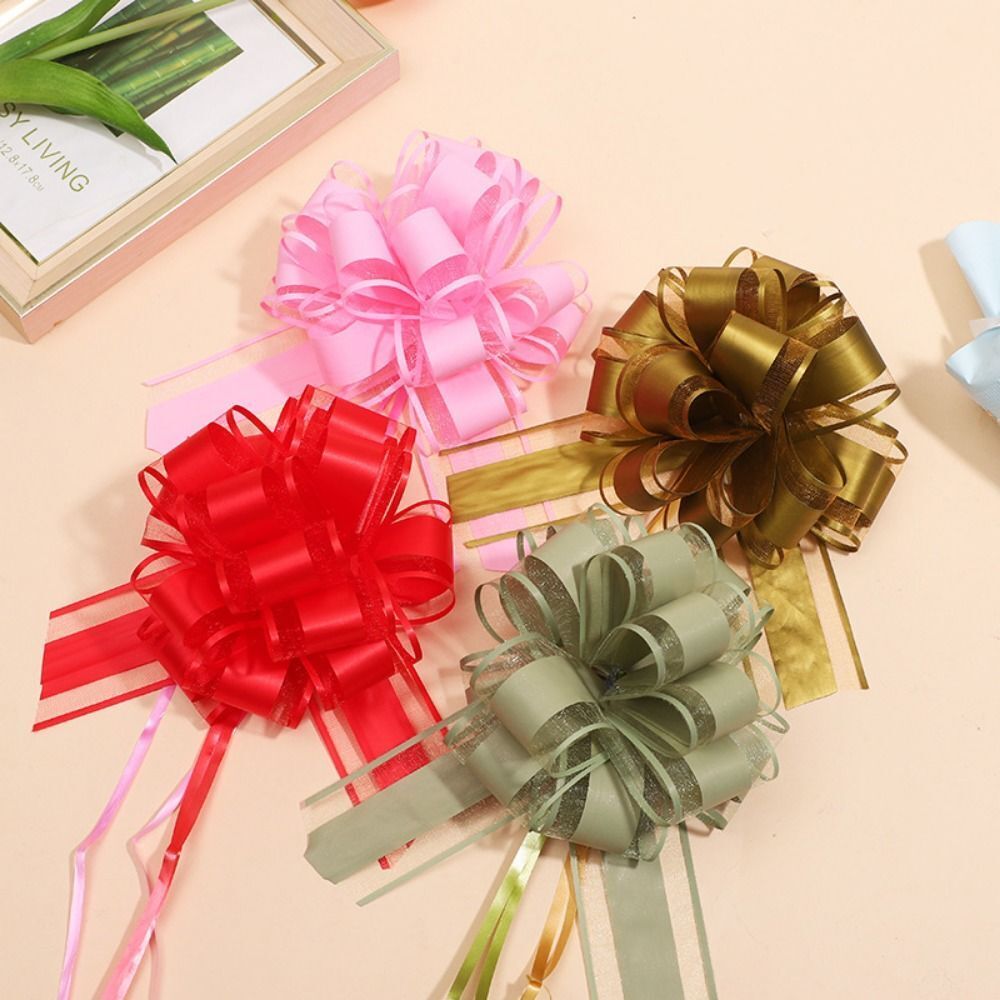 Geschenk verpackung Ribbon Blume Party zubehör Band bogen Hochzeits auto