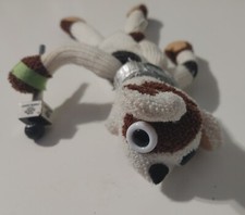 Vintage Pets.com Dog Sock Puppet With Microphone/Cotton Cloth Spot/Eye Pre-owned