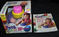 Vtg 90's Dudley's Spin An Egg Easter Egg Coloring Decorating Kit w/Refill Pack