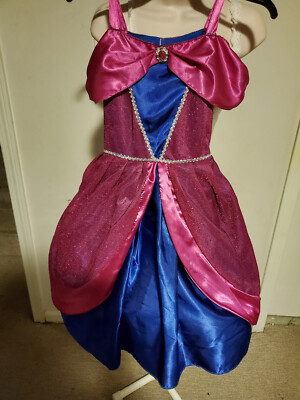 Girls Dream Dazzlers Royal Princess Pink Blue Hoop Skirt - Main Image