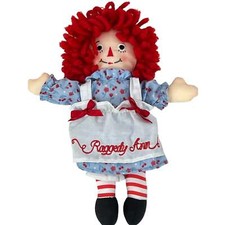 Raggedy Ann Doll Handmade by Aurora 9"