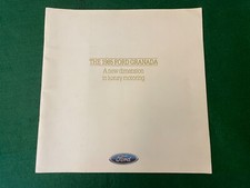 1985 FORD GRANADA SALES BROCHURE 33 PAGES GHIA GL SCORPIO
