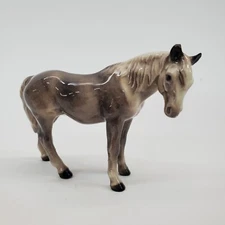 Hagen Renaker Miniature Ceramic Grey Morgan Mare - 3"