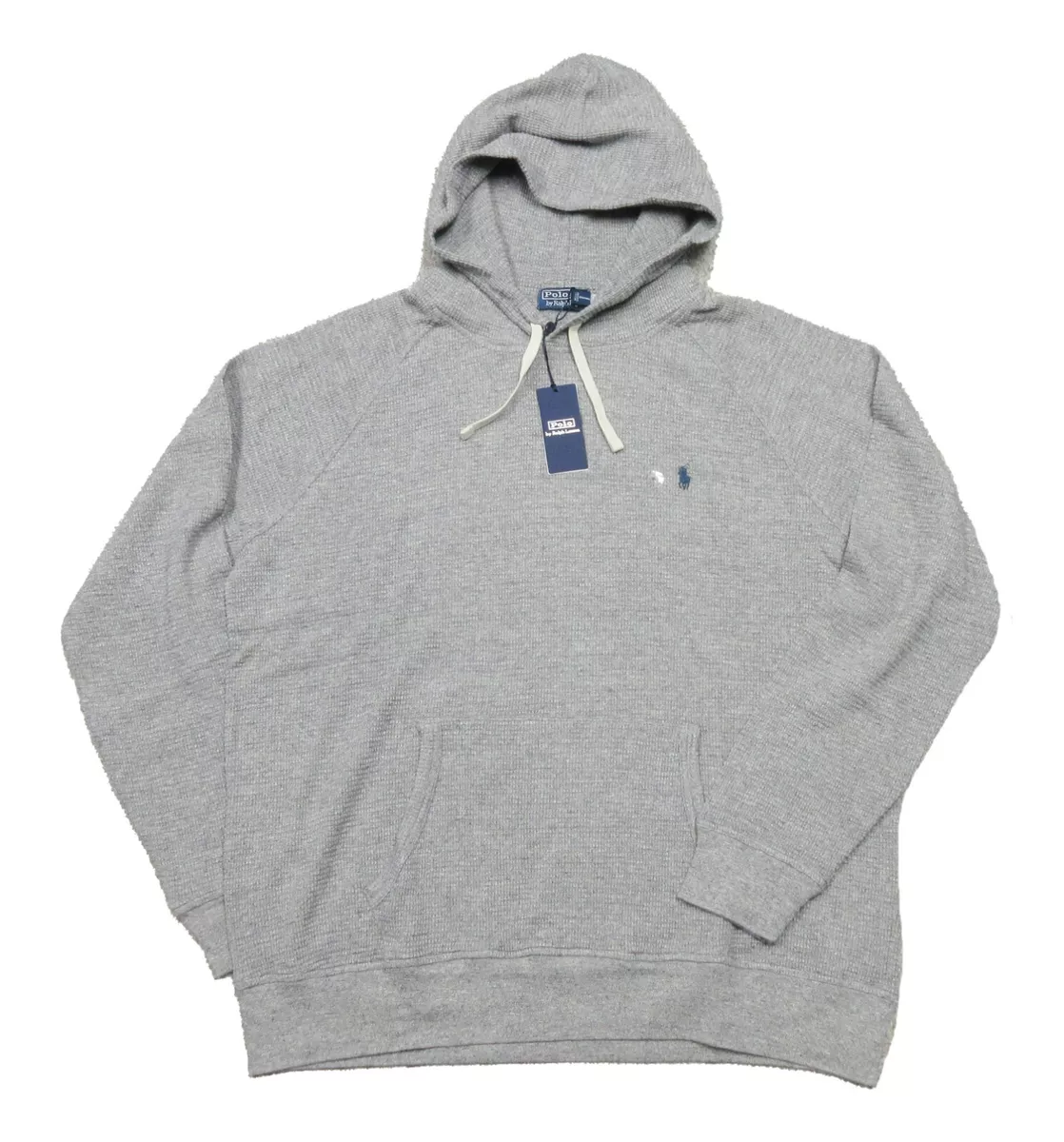 Waffle knit pullover hoodie new arrivals