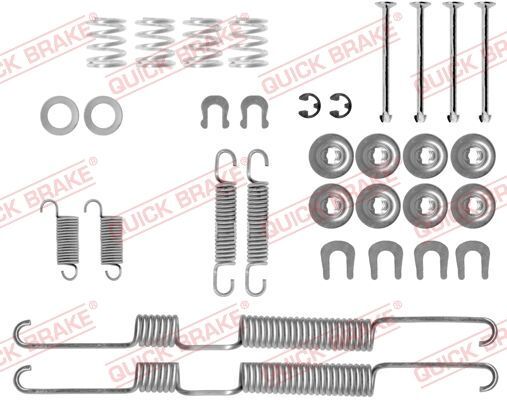 Quick Brake 105-0698 ZubehöRsatz, Bremsbacken FüR Toyota VW-image