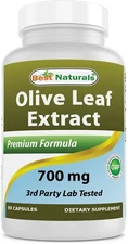 Best Naturals Olive Leaf Extract 700 mg 90 Capsules 