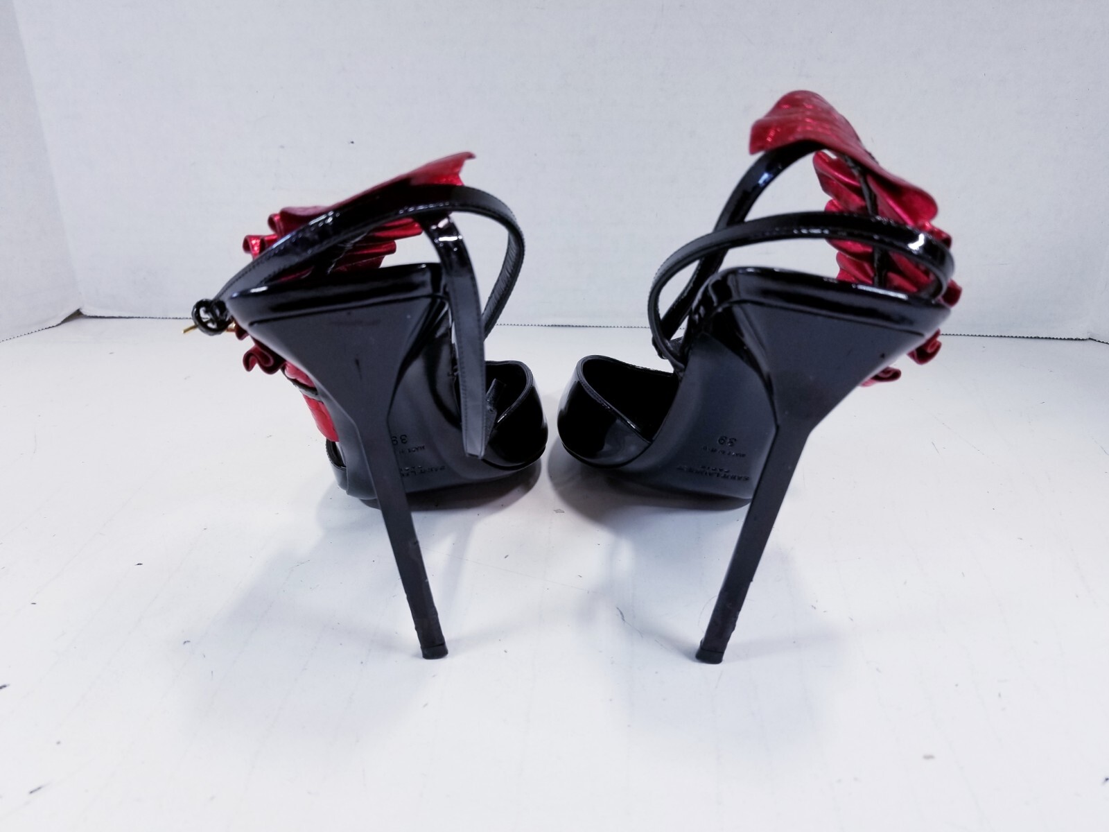 SAINT LAURENT Edie 110 foglia arricciacapelli taglia 39 (9US)