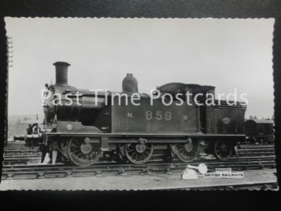 Alte RPPC, N. 859 B. Dampflok - Scottish Railway Preservation Soc B. R. Foto
