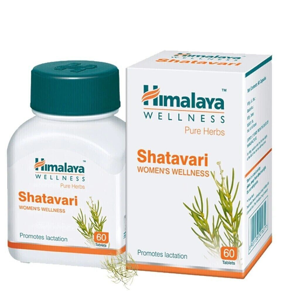 Himalaya Pure Herbs Shatavari 60 Tablets for Women and Men  