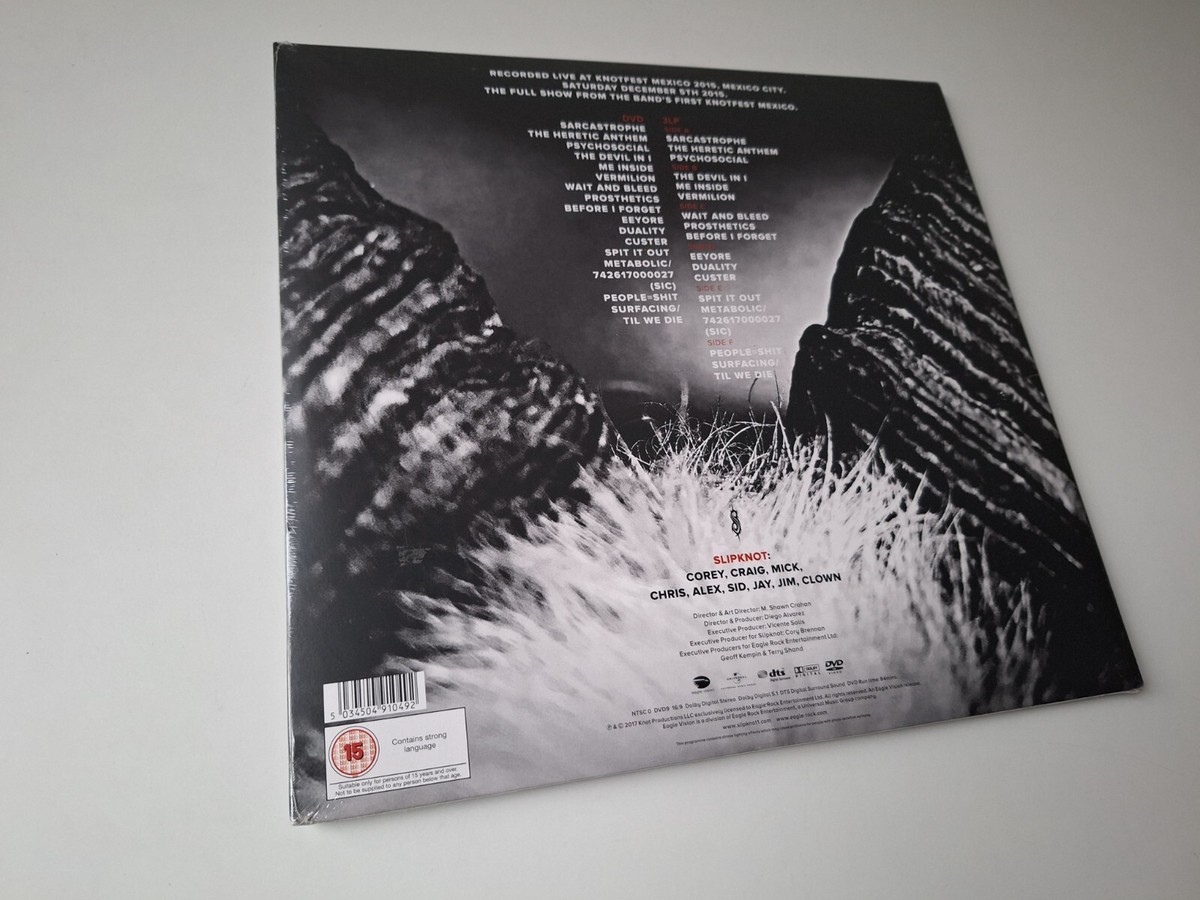 SLIPKNOT original black Vinyl 3LP Day Of The Gusano (Live In