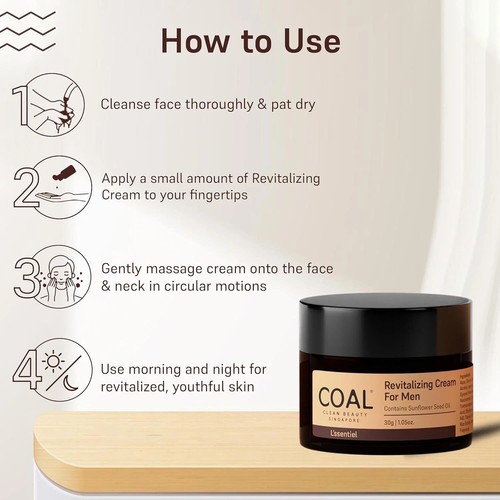 Coal Clean Beauty crema rivitalizzante per tutti i tipi di pelle 30 gr - Foto 5 di 5