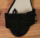 ALEXANDER WHITE Suede Stiletto Heels Sandals Shoes Black Size 38.5 ITALY 🇮🇹 — photo 5