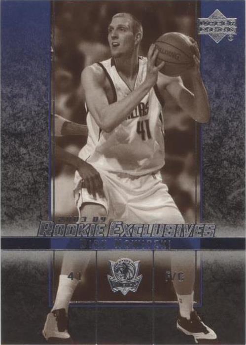 2003-04 Upper Deck Rookie Exclusives - Dirk Nowitzki #32 - 1 of 2