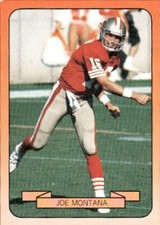 1990 Living Legends Orange (unlicensed) #NNO Joe Montana San Francisco 49ers